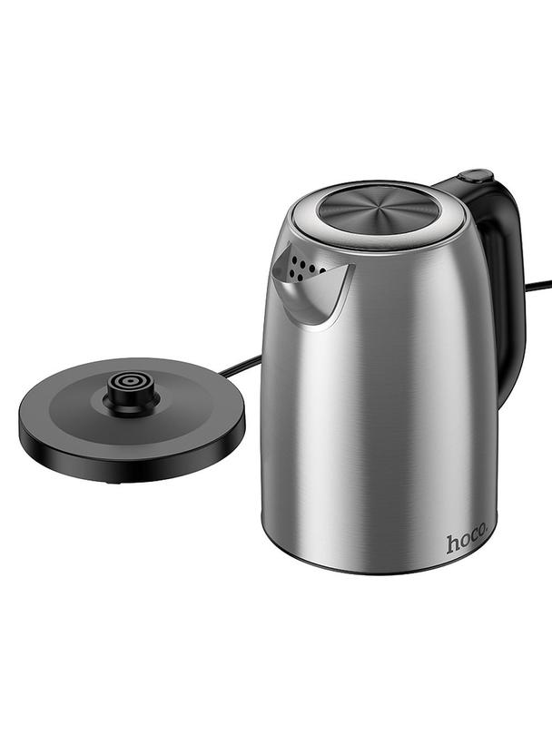 Czajnik elektryczny Hoco ze stali nierdzewnej 1,7L HE12 stalowy