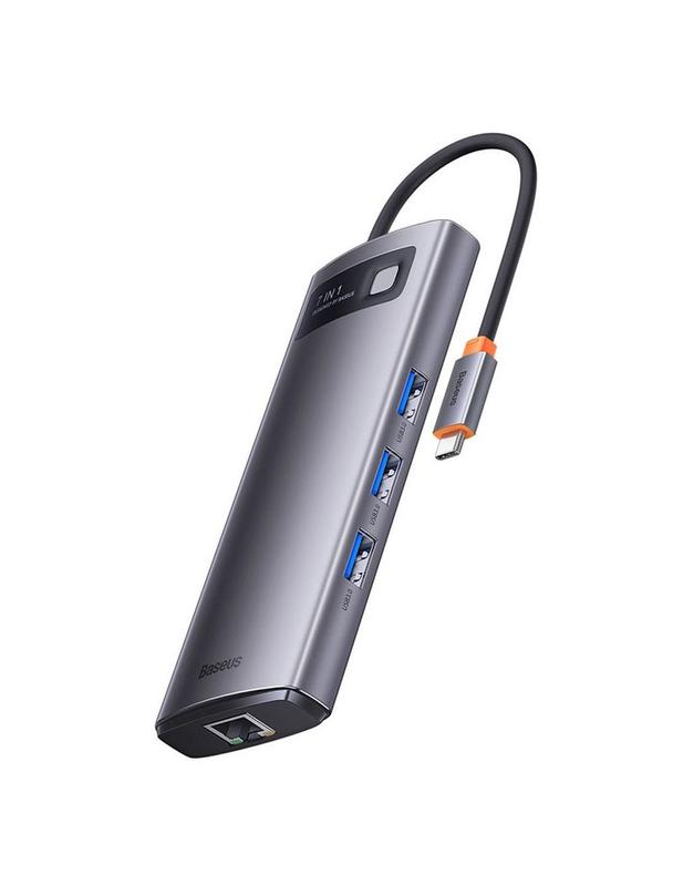 BASEUS adapter HUB 7w1 Typ C WKWG040113/BS-OH044 0,15 m szary