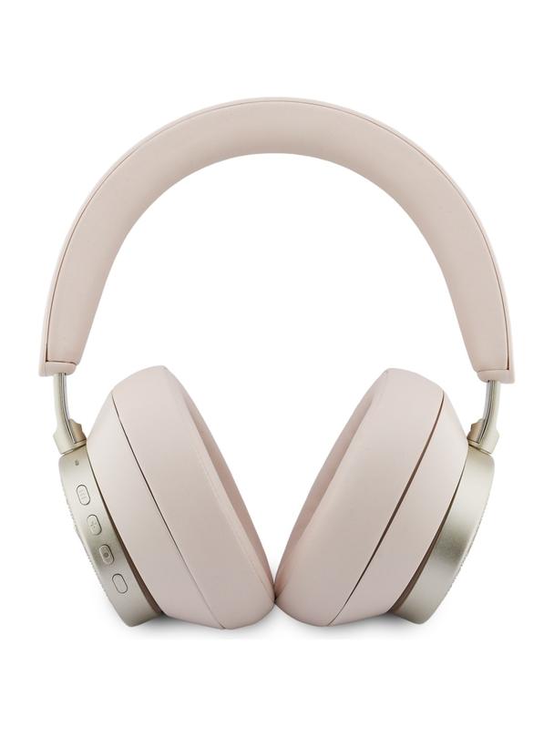 Słuchawki bezprzewodowe nauszne Guess ENC GUBHC15P4MRCTP (4G Triangle Logo) różowe