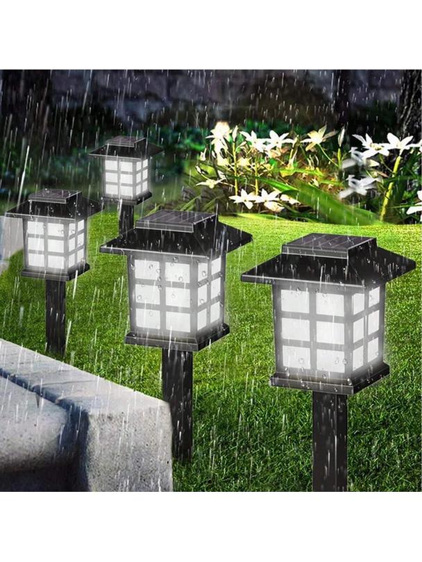 Lampa solarna ogrodowa LED wbijana RC-K-1284 (2 szt w zestawie) czarna