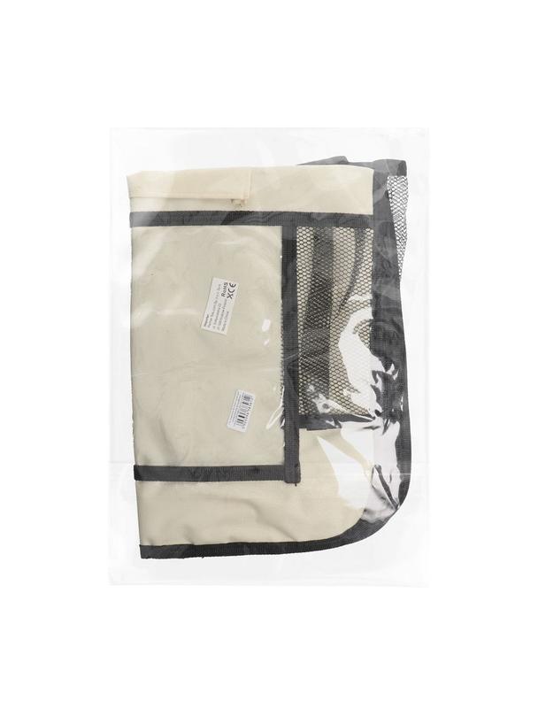 Organizer samochodowy na fotele przednie z przegródkami beżowy