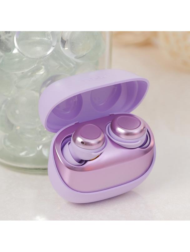 Słuchawki bezprzewodowe douszne Hoco TWS EW200 fioletowe