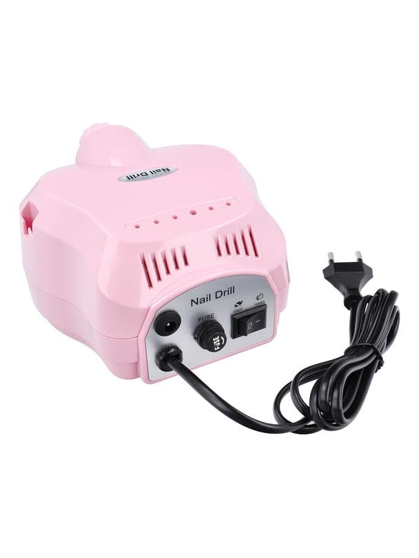 Profesjonalna maszyna do manicure frezarka do paznokci MJ120 różowa