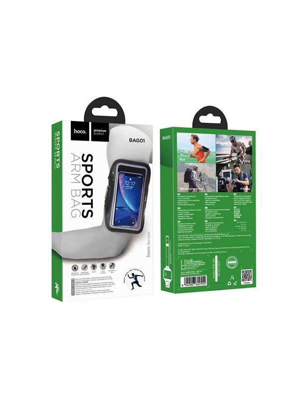 Etui na telefon do biegania Hoco BAG01 czarne