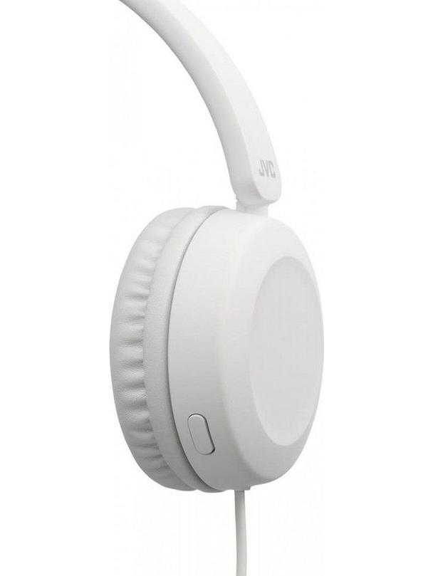 Słuchawki przewodowe nagłowne jack 3,5mm z mikrofonem JVC HA-S31M-W-E białe
