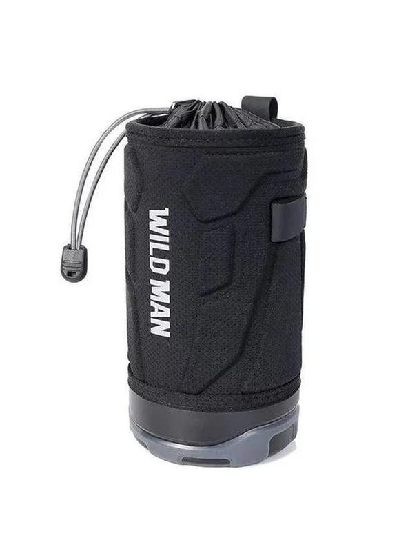 WILDMAN sakwa rowerowa na bidon na kierownicę 1L R1 czarna