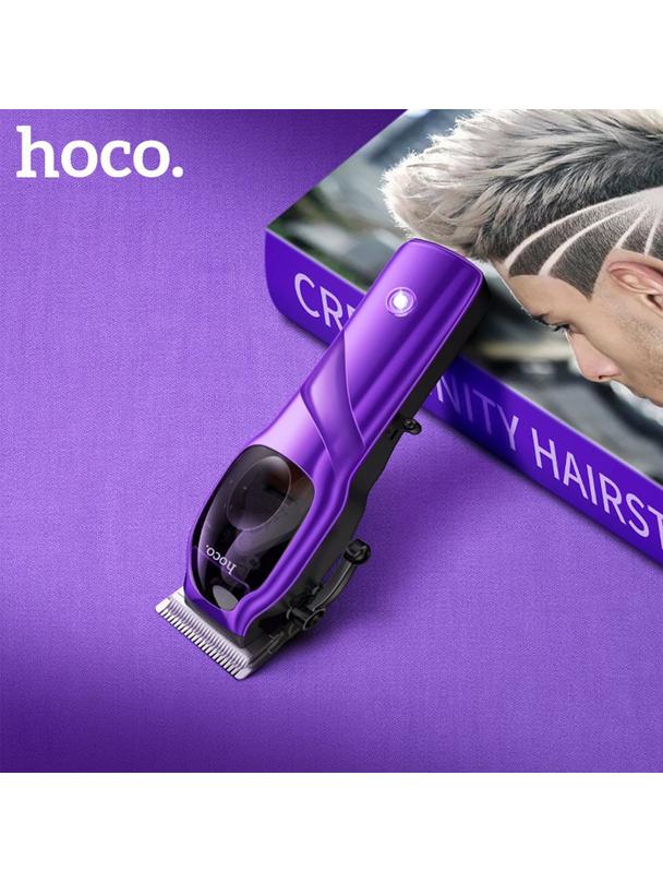 Maszynka do strzyżenia włosów Hoco DAR24 fioletowa