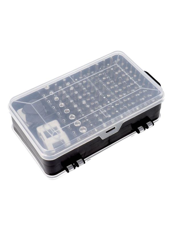 Zestaw śrubokrętów precyzyjnych / wkrętaków serwisowych, bitów 115w1 metal srebrny