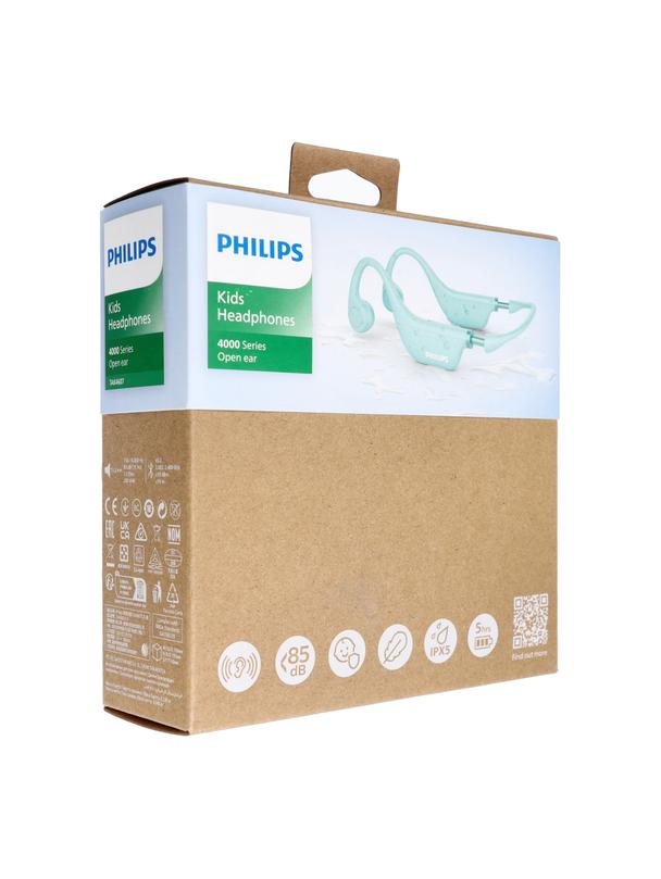 Słuchawki bezprzewodowe kostne Philips TAK4607GR/00 zielone