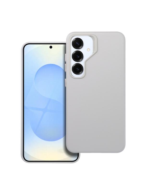 Futerał do Samsung S25 Leather Mag Cover zgodny z MagSafe szary