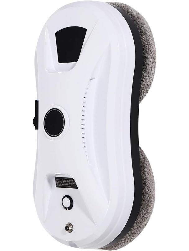 Robot do mycia okien z dyszą wodną sterowany pilotem biały