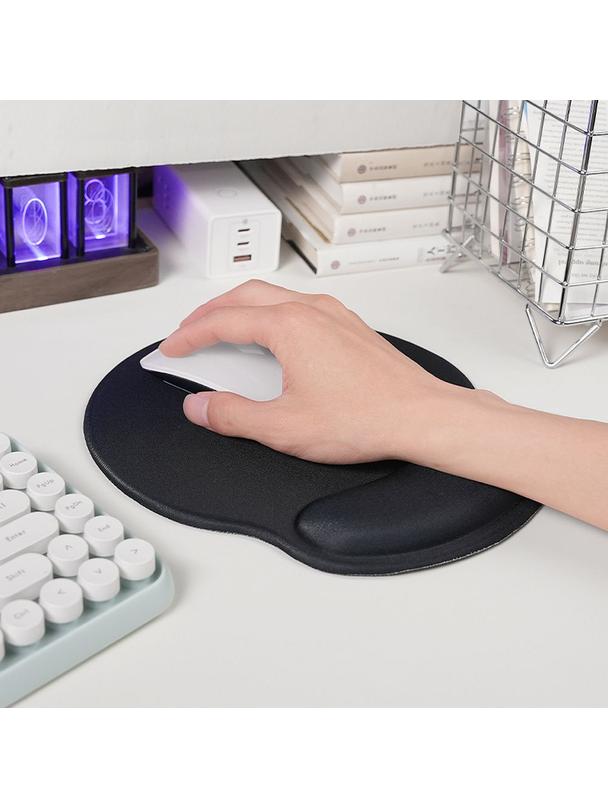 Podkładka pod myszkę Hoco ze wsparciem dla nadgarstka GM30 czarna