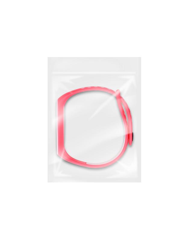 Pasek silikonowy do XIAOMI Mi Band 5 / 6 / 7 różowy (07)
