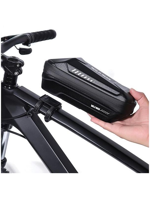 WILDMAN sakwa rowerowa na ramę na zamek 1L XS5 czarna