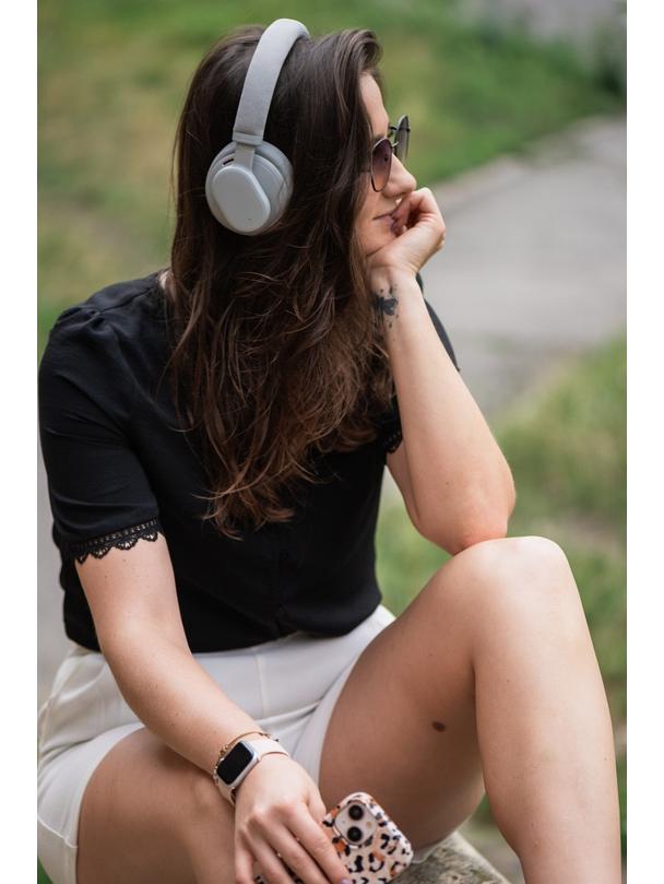 Słuchawki bezprzewodowe nauszne Forcell F-Audio Touch Beat ANC szare