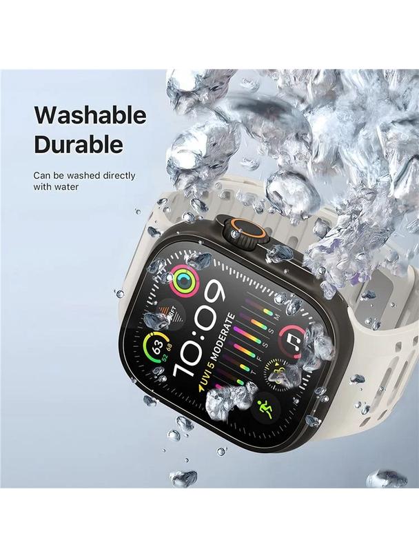 DUX DUCIS pasek CS magnetyczny silikonowy do Apple Watch 42/44/45/46/49 mm szary