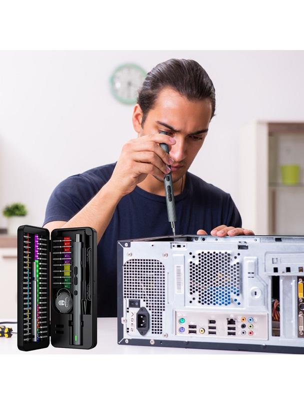 UF-TOOLS - Wkrętak elektryczny N20 z wymiennymi bitami i magnetyzerem 58w1