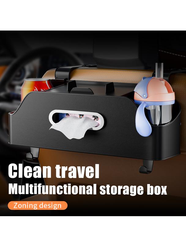 Organizer samochodowy na fotele przednie z przegródkami OXFORD czarny