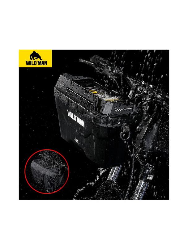 WILDMAN sakwa rowerowa na kierownicę na zamek XT8 3L czarna