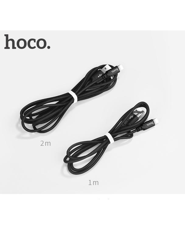 Kabel USB A do Lightning Hoco 2A 2 m X14 czarny