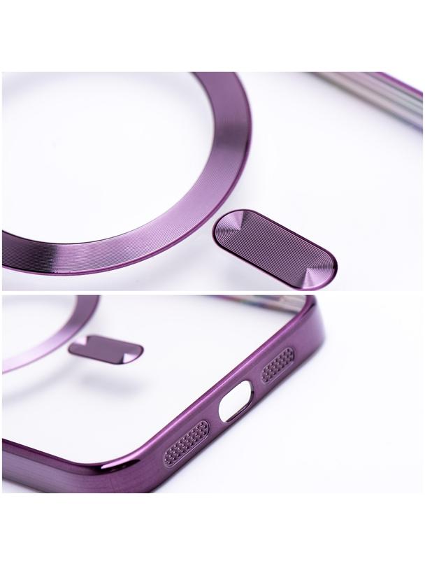 Futerał do iPhone 16 PRO Electro Mag Cover zgodny z MagSafe fioletowy