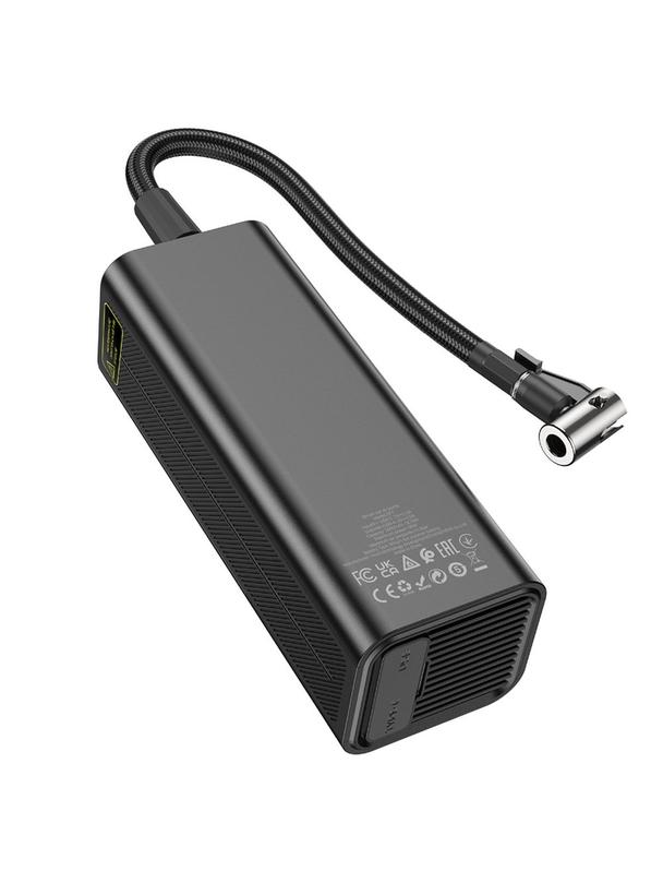 Kompresor samochodowy Hoco bezprzewodowy 5000mAh ZP7 czarny