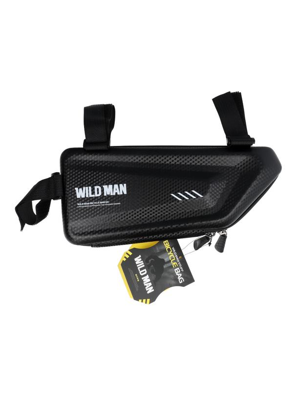 WILDMAN sakwa rowerowa pod ramę na zamek E4 1,5L ( 4" - 7" ) czarna