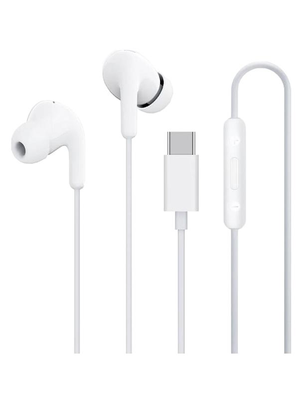 Słuchawki przewodowe douszne USB C Xiaomi M2413E1 białe
