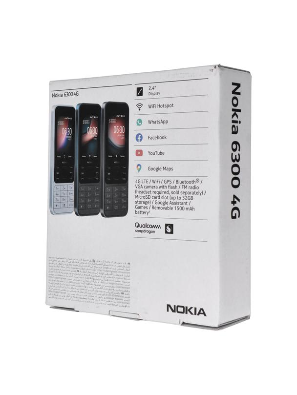 Telefon komórkowy Nokia 6300 Dual Sim 4G czarny