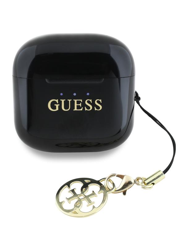 Słuchawki bezprzewodowe douszne Guess TWS Effect Printed Classic Logo & Charm czarne