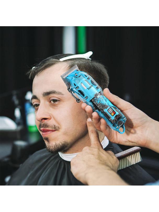 Maszynka do strzyżenia włosów Hoco DAR10 niebieska