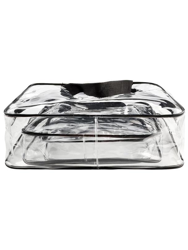 Zestaw kosmetyczek podróżnych 3 sztuki RC-K-1083 przezroczysty