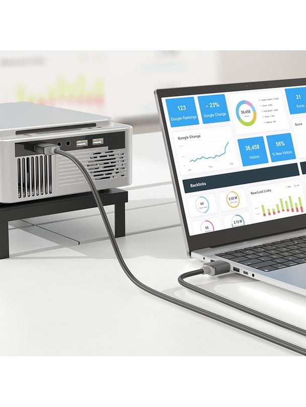 Kabel HDMI do HDMI Hoco ver. 2.0 4K/60Hz 2 m US08 czarny