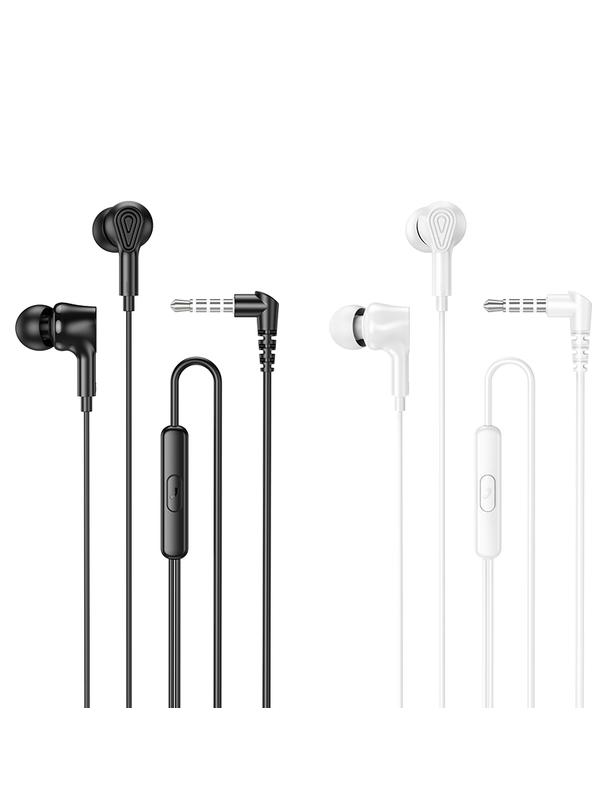 Słuchawki przewodowe douszne Jack 3,5 mm Hoco M102 czarne