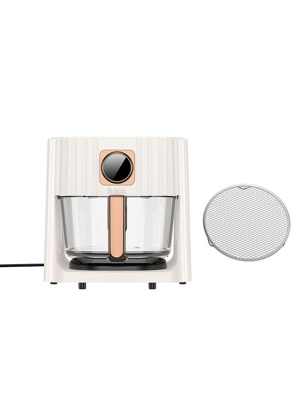 Frytkownica beztłuszczowa Air Fryer Hoco z ekranem dotykowym 4,5L 1100W HE22 biała