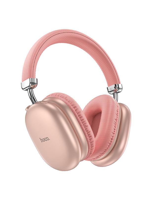 Słuchawki bezprzewodowe nauszne Hoco W35 Max różowe
