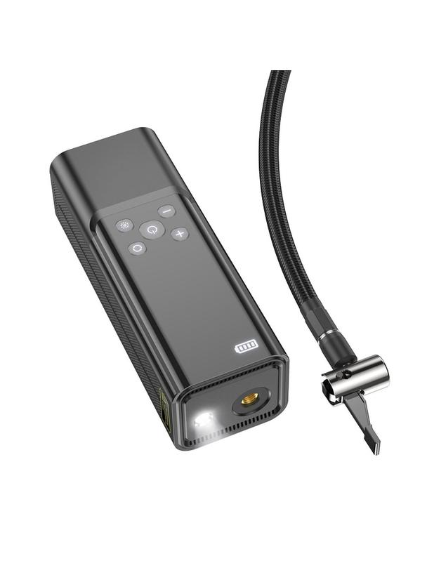 Kompresor samochodowy Hoco bezprzewodowy 5000mAh ZP7 czarny