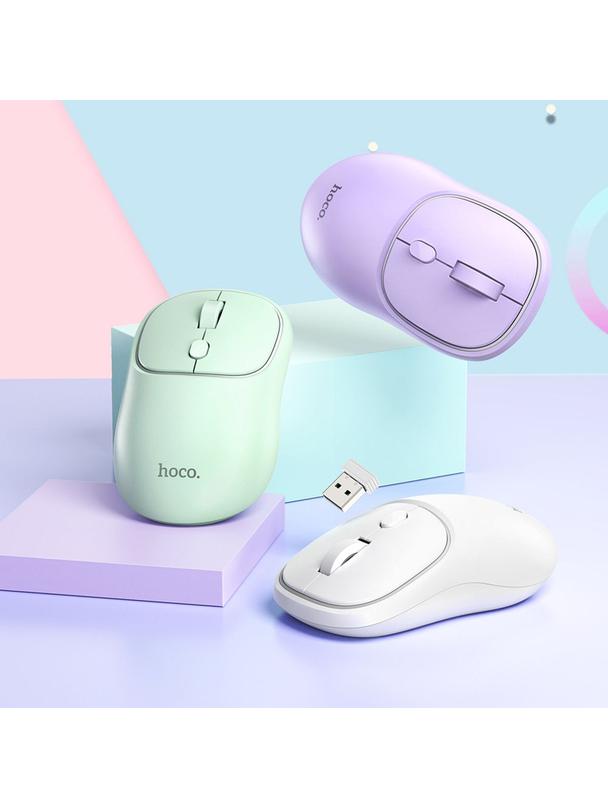 Myszka bezprzewodowa Hoco 2,4G 1600 dpi GM25 zielona