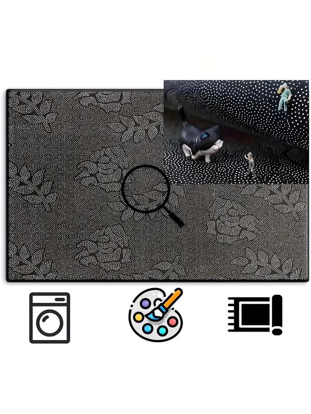 Mata ochronna pod krzesło wzór gamingowy 40 x 60 cm RC-K-1540