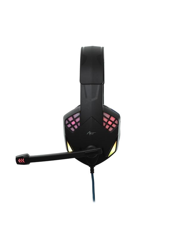 Słuchawki przewodowe nauszne Jack 3,5 mm / USB A Art gamingowe z mikrofonem G11 czarne