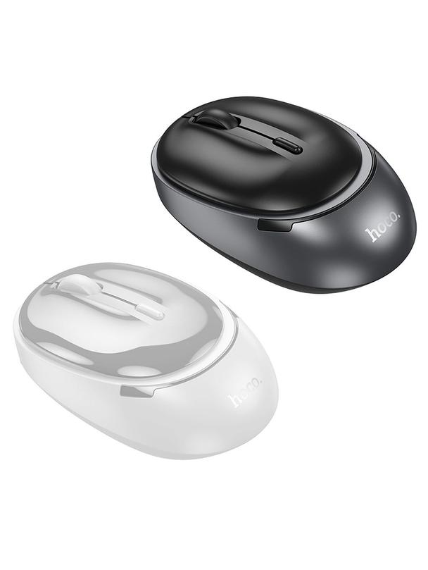 Myszka bezprzewodowa Hoco 2,4G 1600 dpi GM34 szaro czarna