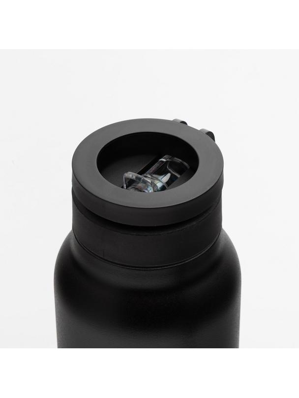 Butelka / bidon na wodę metal z uchwytem kompatybilnym z Magsafe 750ml czarny