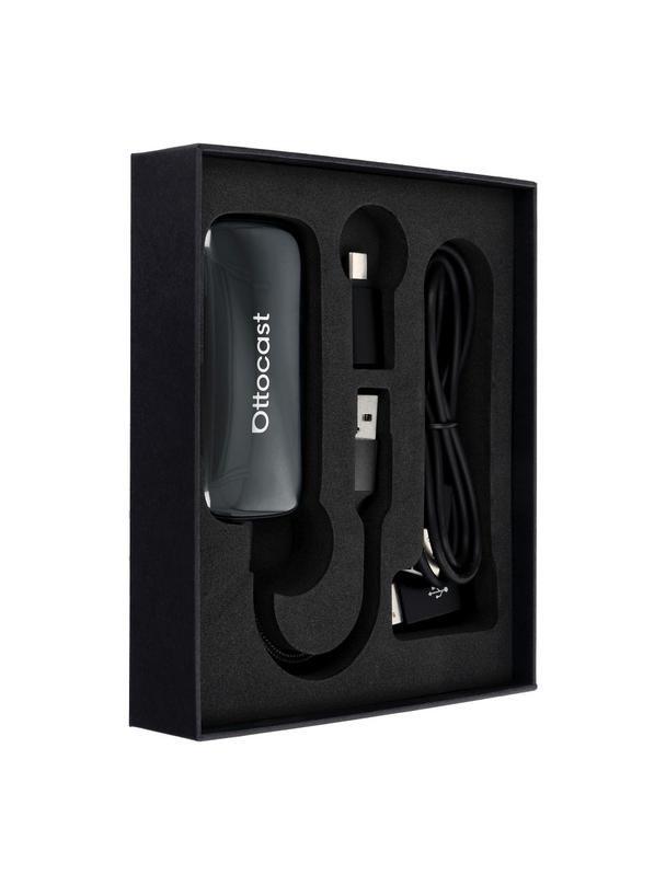 Bezprzewodowy Adapter samochodowy OTTOCAST Play2Video  CA515-T czarny