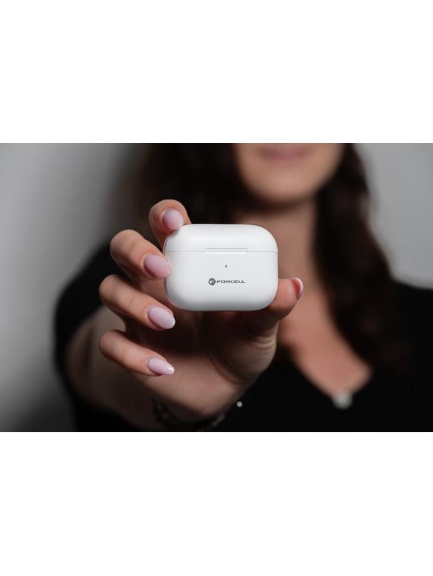 Słuchawki bezprzewodowe douszne Forcell F-Audio Master Pro TWS białe 0INT