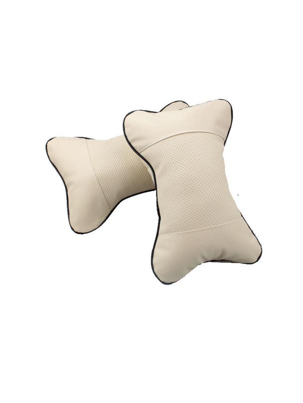 Poduszka na zagłówek do samochodu beżowa
