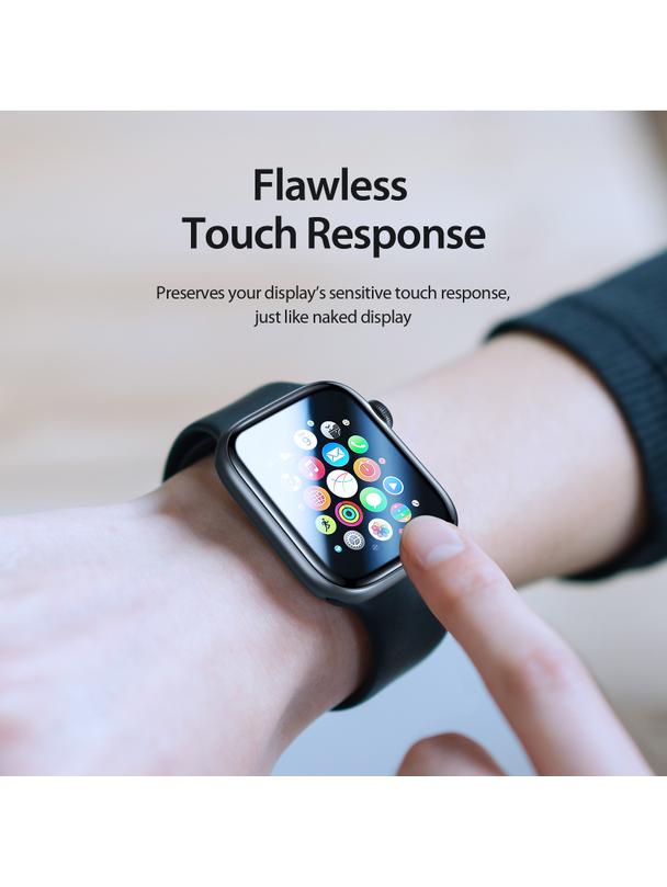 DUX DUCIS protektor PMMA z ramką do Apple Watch 10 46 mm czarne