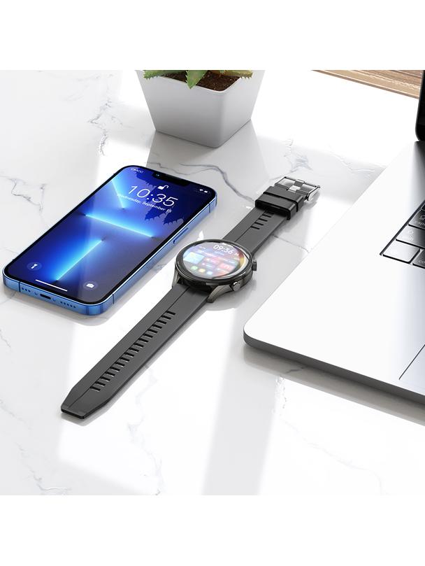 EOL Smartwatch Hoco 1,39" TFT IP67 z funkcją rozmowy Y7 PRO szary