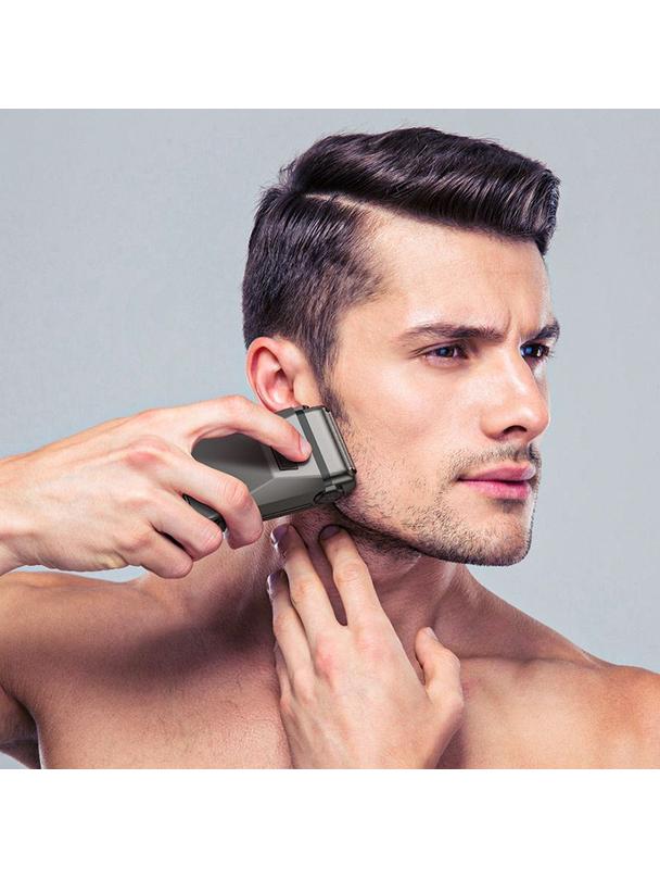 Maszynka do golenia Hoco z podwójnymi ostrzami IPX7 HP31 szara