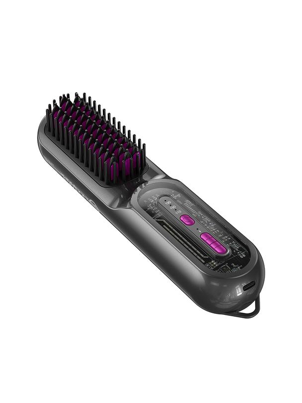 Prostownica do włosów Hoco z grzebieniem HP45 szara