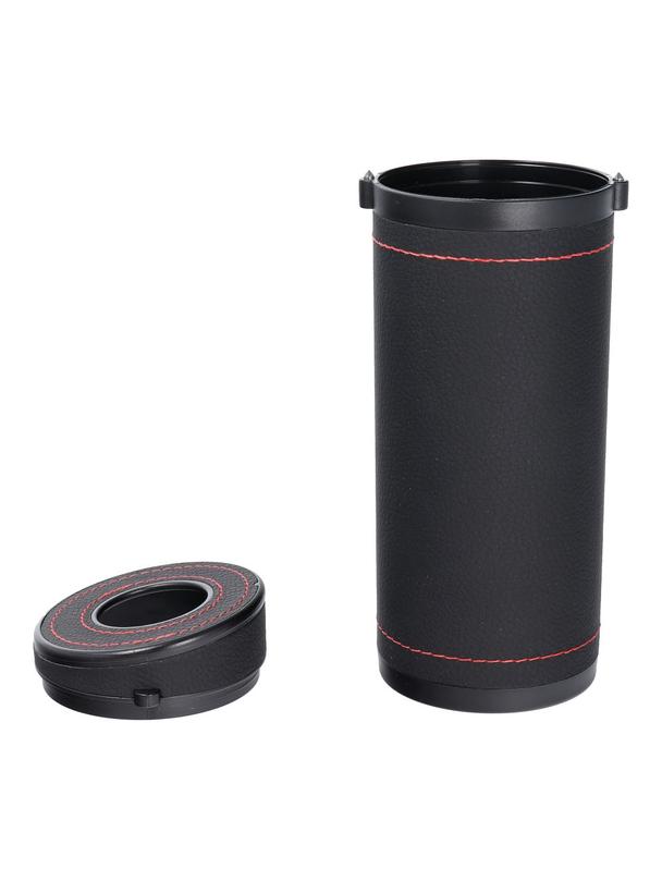 Pojemnik na chusteczki w kształcie tuby z opcją wybicia szyby czarny